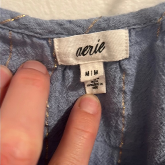 Aerie Light Blue swim coverup - Picture 2 of 9